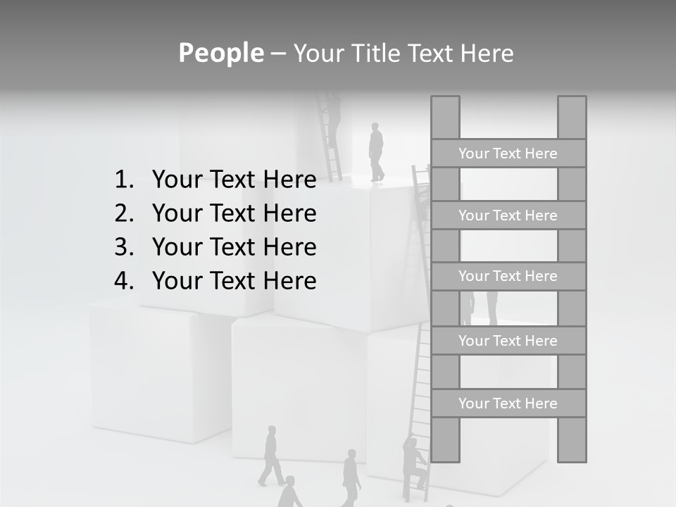 Career Support Way PowerPoint Template