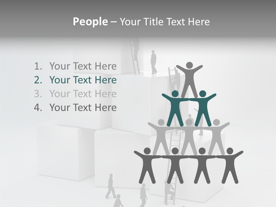 Career Support Way PowerPoint Template