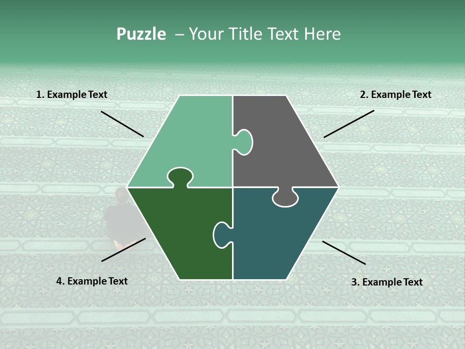 Worshiping  Devout PowerPoint Template