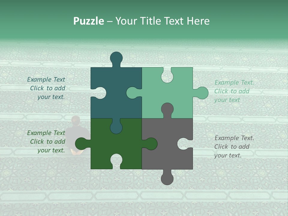 Worshiping  Devout PowerPoint Template