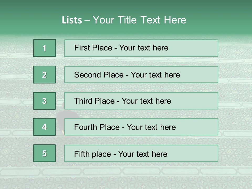 Worshiping  Devout PowerPoint Template
