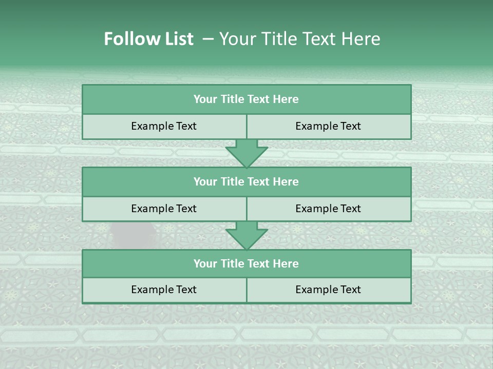 Worshiping  Devout PowerPoint Template