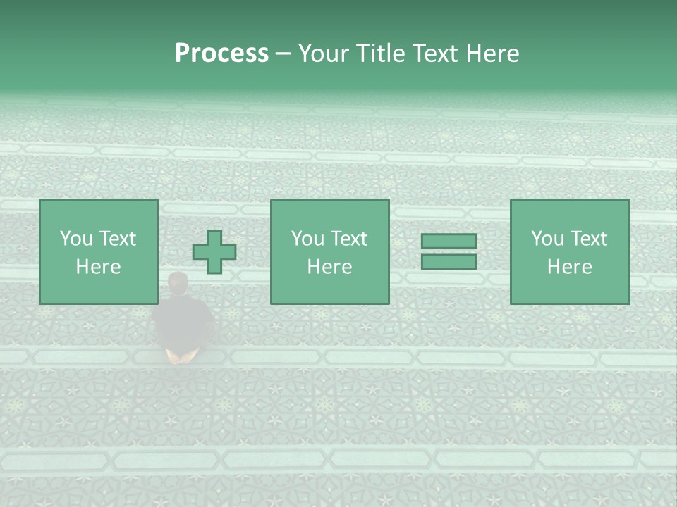 Worshiping  Devout PowerPoint Template