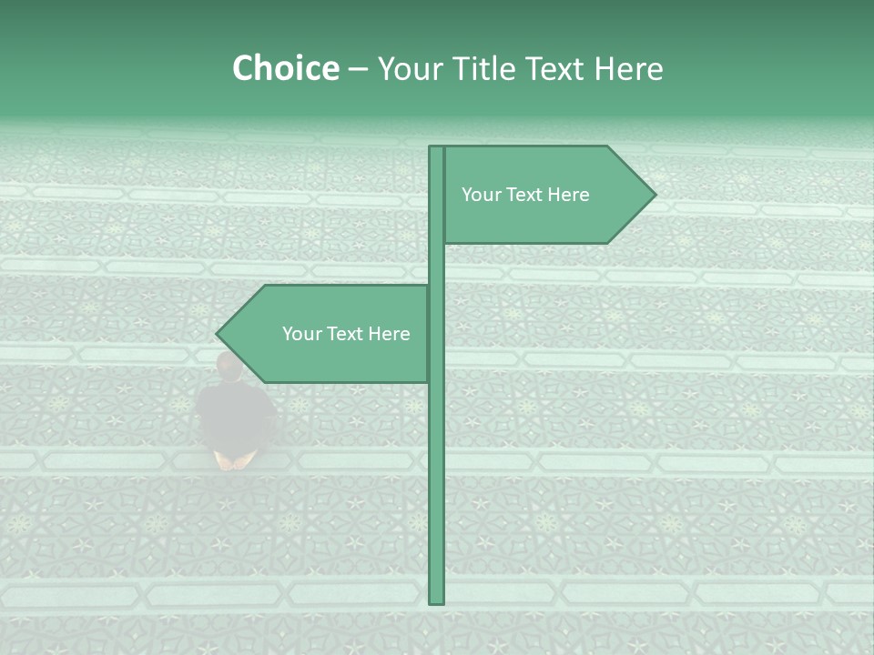 Worshiping  Devout PowerPoint Template