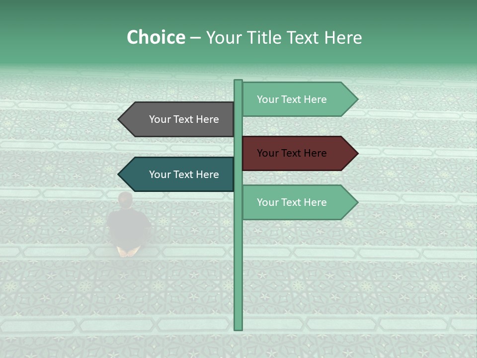 Worshiping  Devout PowerPoint Template