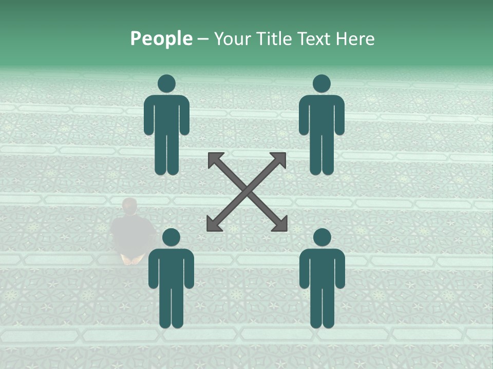 Worshiping  Devout PowerPoint Template