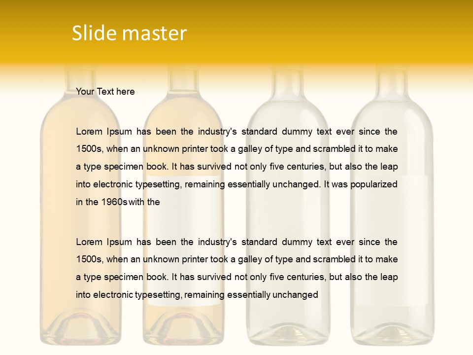 Rose Blank Purity PowerPoint Template