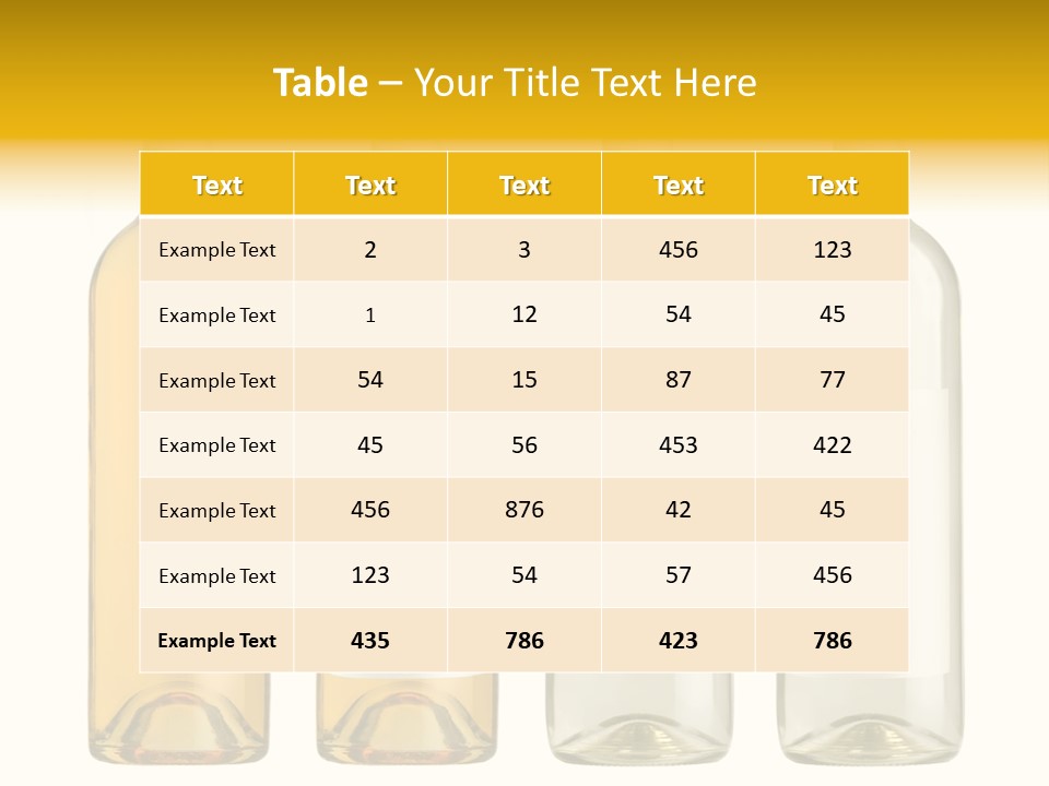 Rose Blank Purity PowerPoint Template