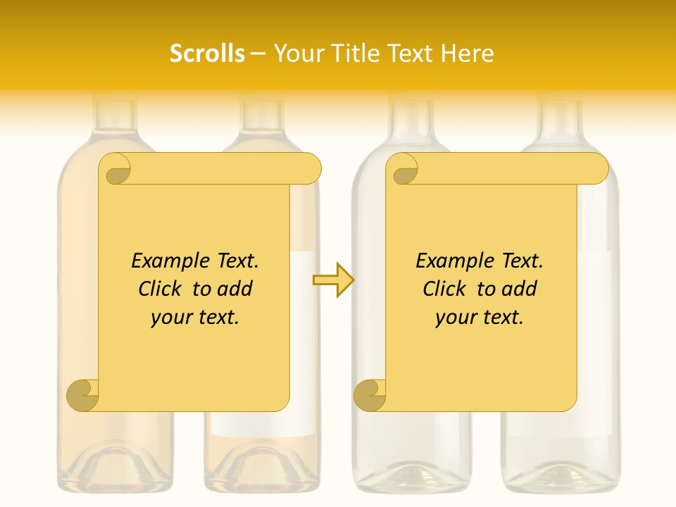 Rose Blank Purity PowerPoint Template