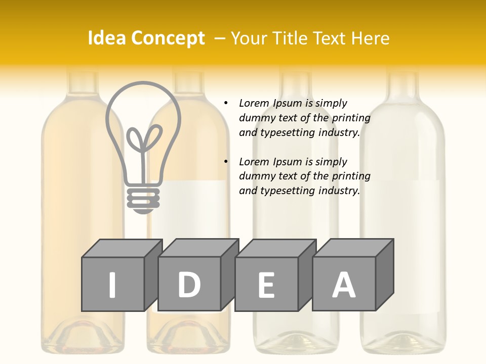 Rose Blank Purity PowerPoint Template