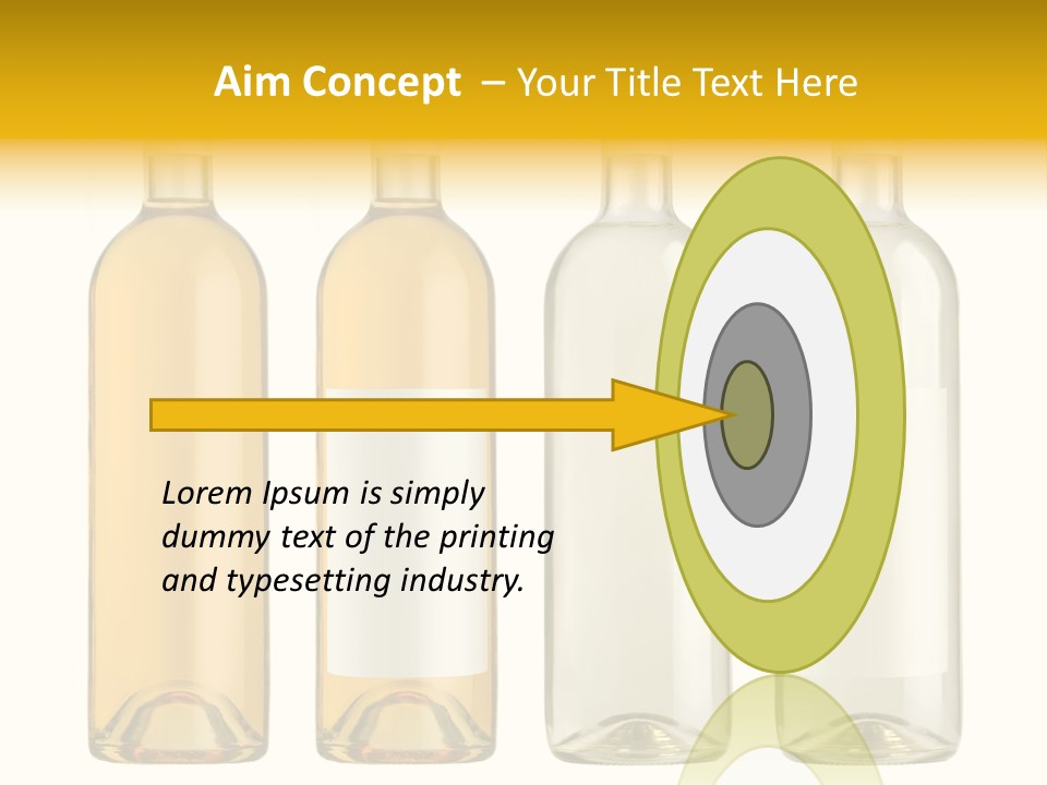 Rose Blank Purity PowerPoint Template