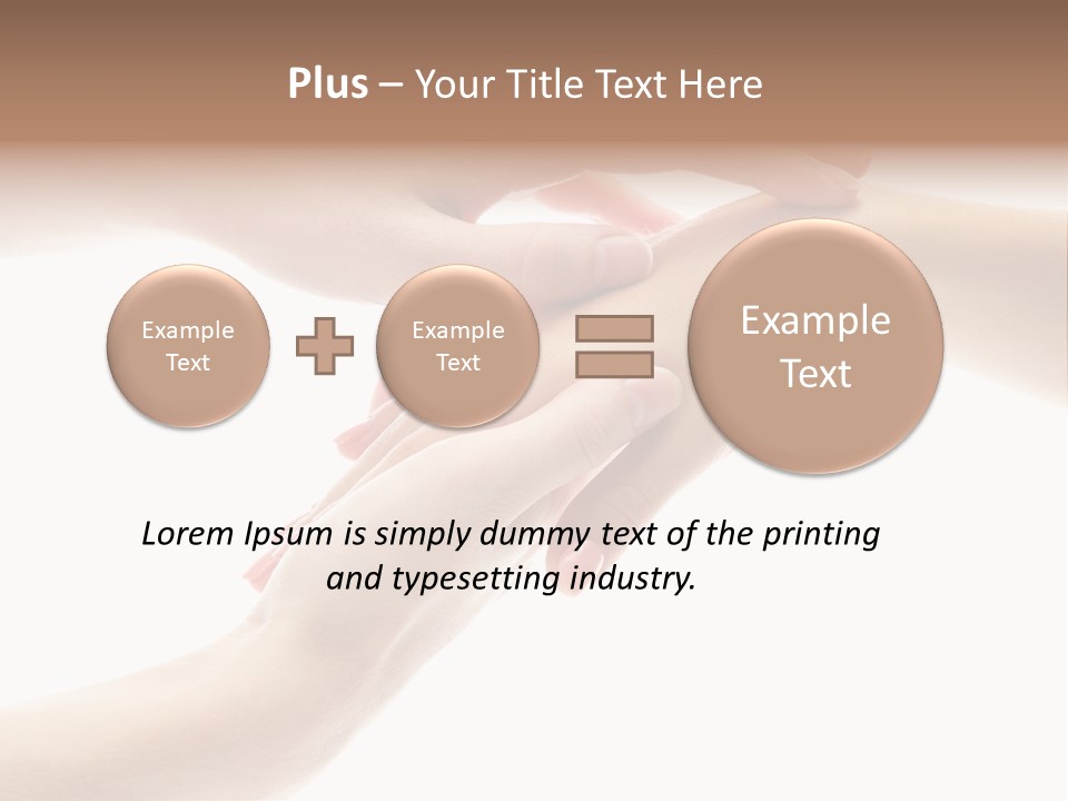 Health Pink Isolated PowerPoint Template