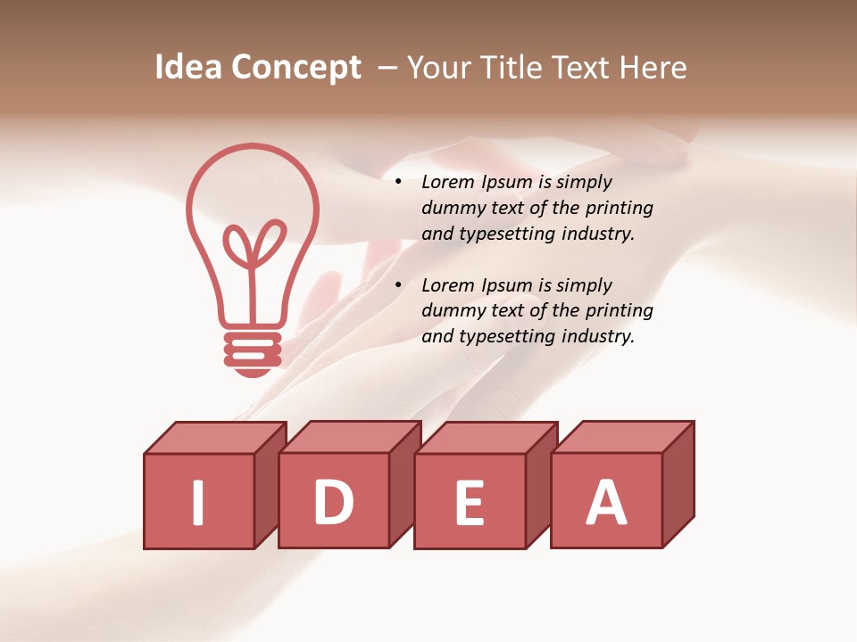 Health Pink Isolated PowerPoint Template