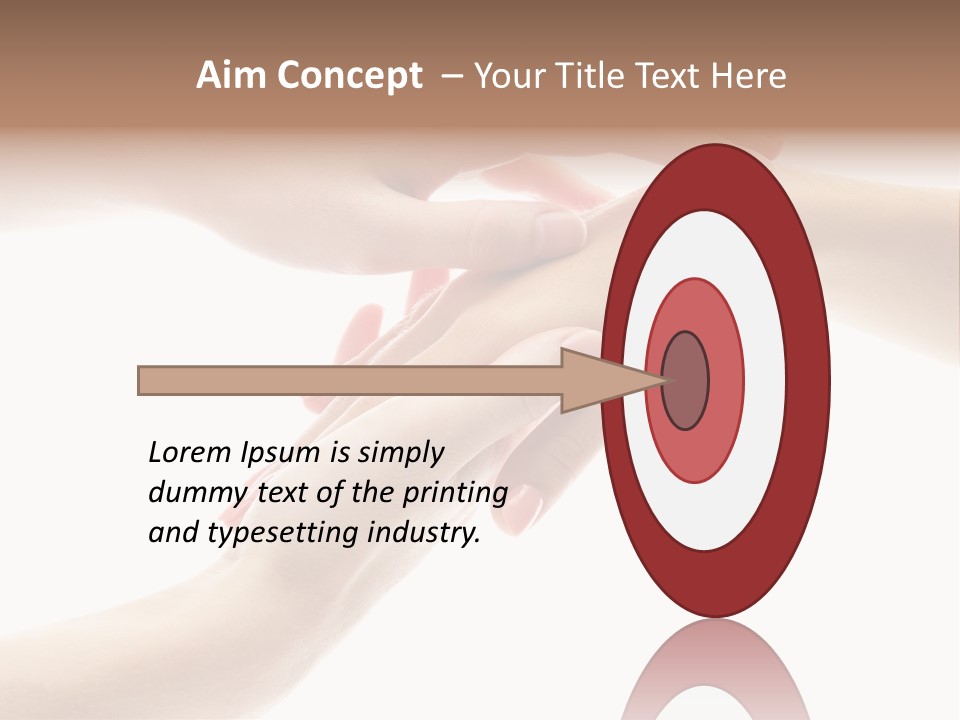 Health Pink Isolated PowerPoint Template