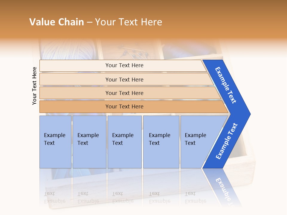 Wooden Needle Yarn PowerPoint Template