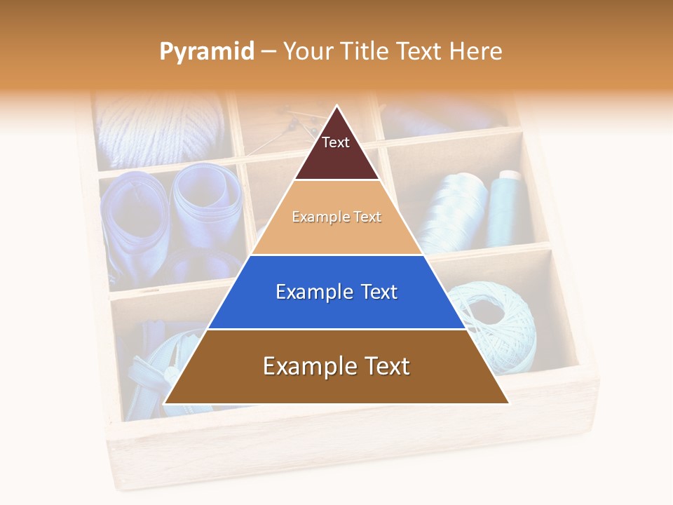 Wooden Needle Yarn PowerPoint Template