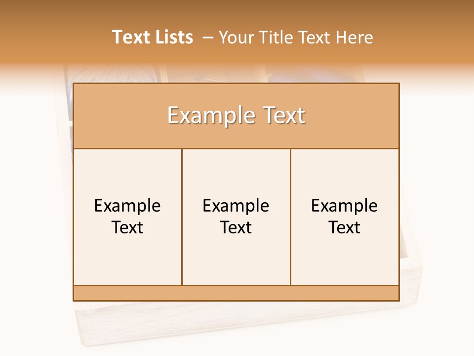Wooden Needle Yarn PowerPoint Template
