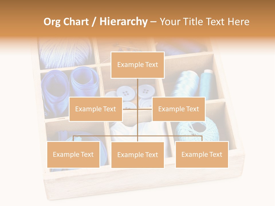 Wooden Needle Yarn PowerPoint Template