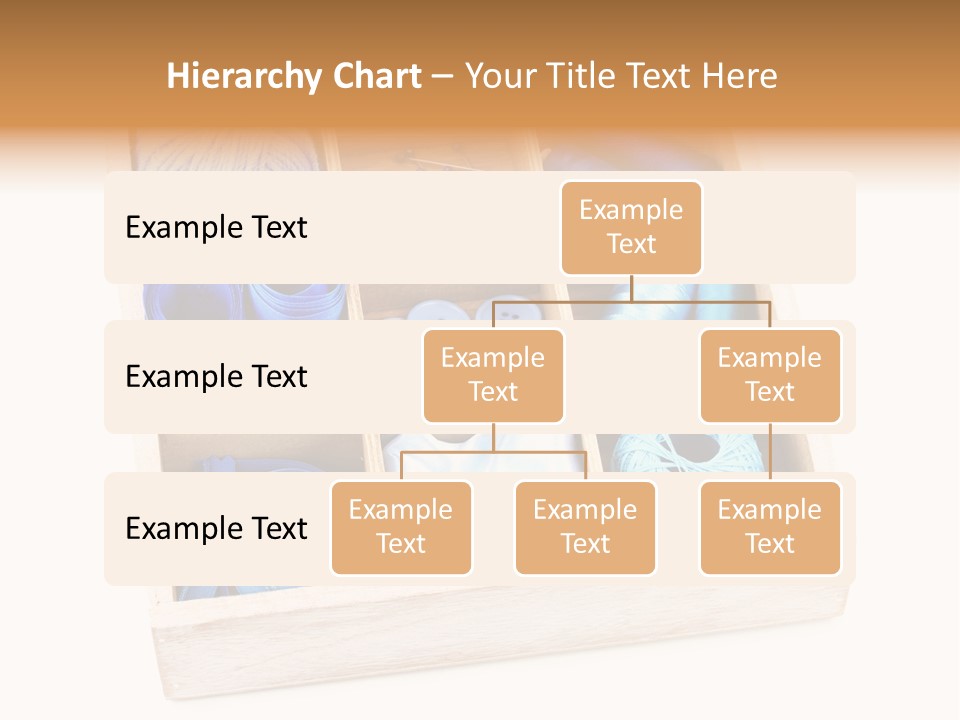 Wooden Needle Yarn PowerPoint Template