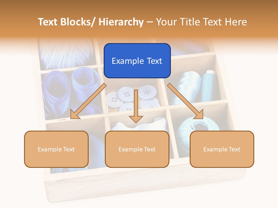 Wooden Needle Yarn PowerPoint Template