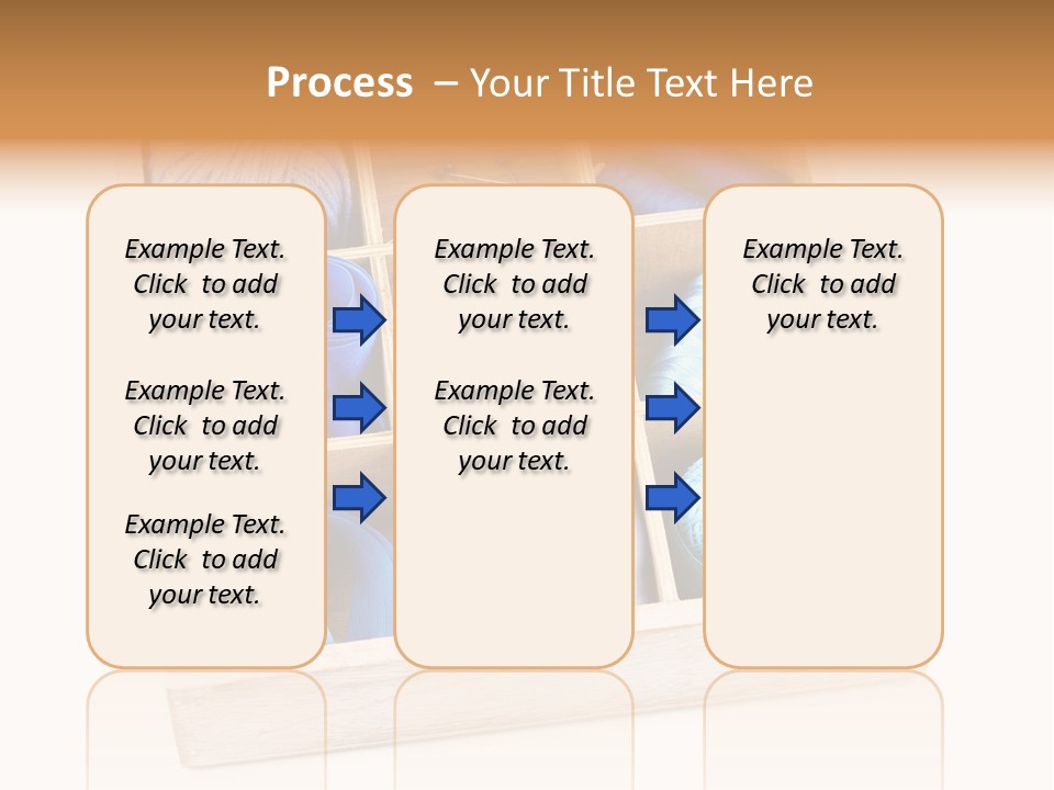 Wooden Needle Yarn PowerPoint Template