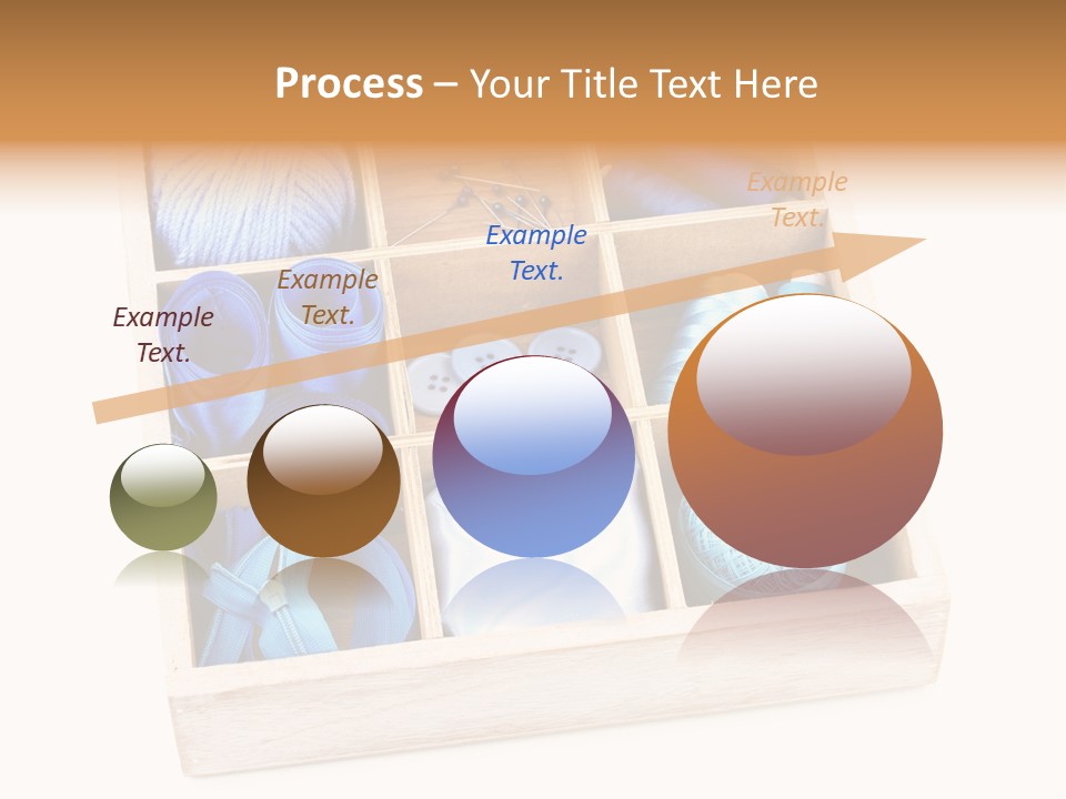 Wooden Needle Yarn PowerPoint Template