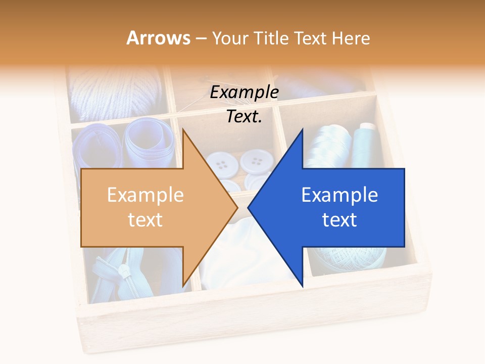 Wooden Needle Yarn PowerPoint Template