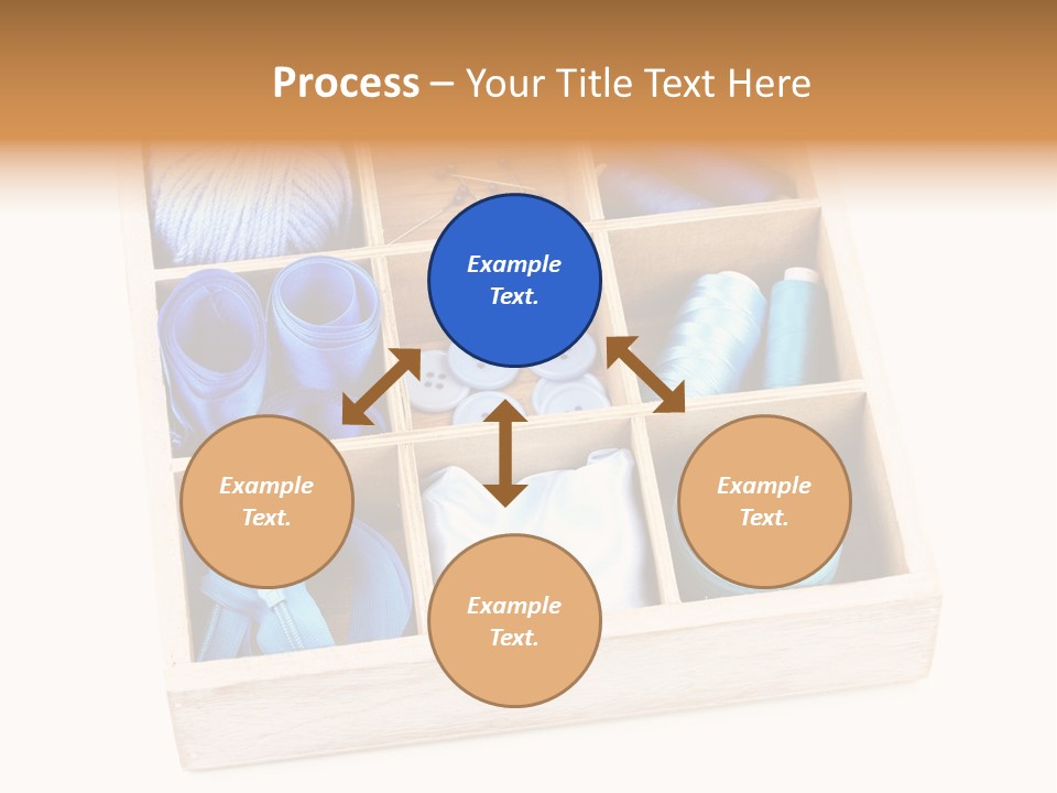 Wooden Needle Yarn PowerPoint Template