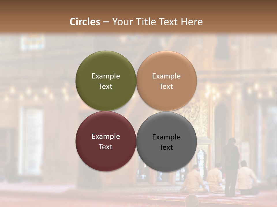 Mecca People Mosque PowerPoint Template
