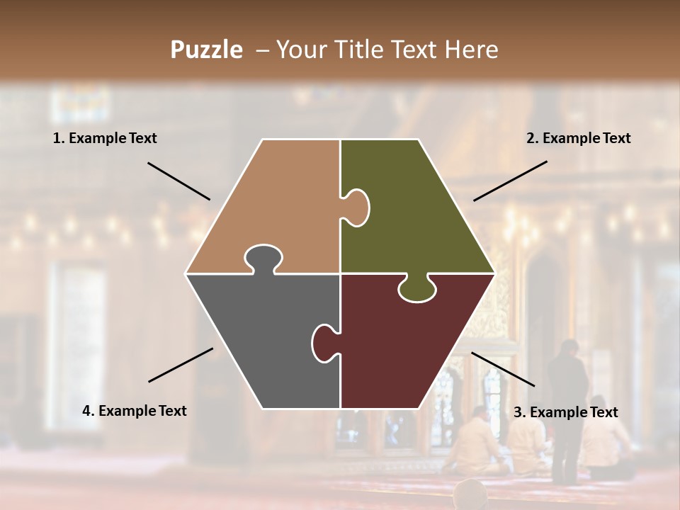 Mecca People Mosque PowerPoint Template