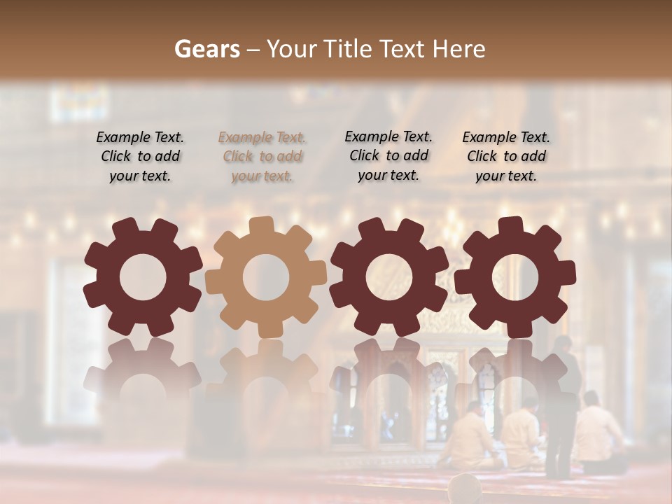 Mecca People Mosque PowerPoint Template