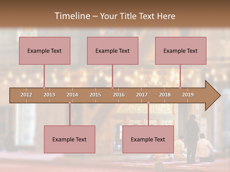 Mecca People Mosque PowerPoint Template
