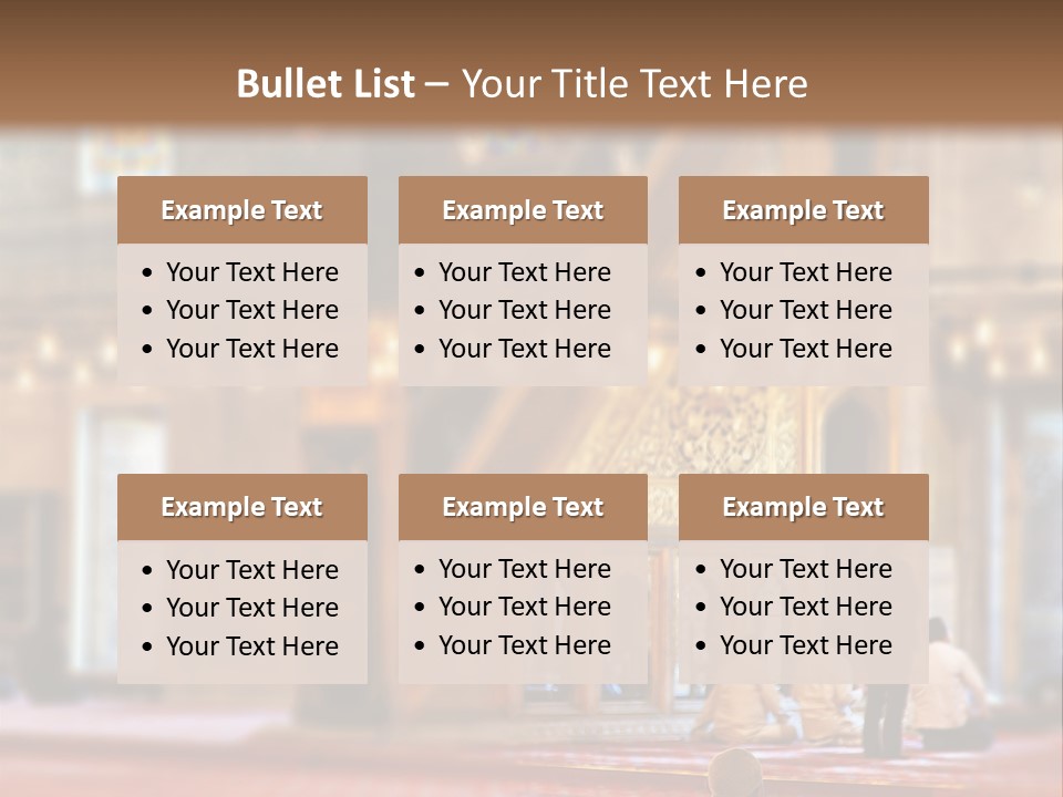 Mecca People Mosque PowerPoint Template