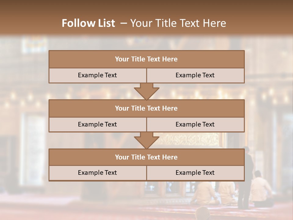 Mecca People Mosque PowerPoint Template
