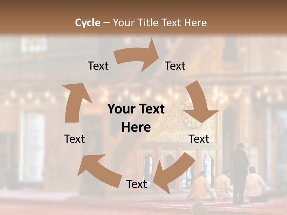 Mecca People Mosque PowerPoint Template