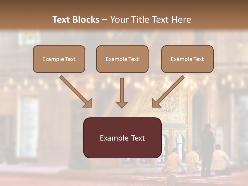 Mecca People Mosque PowerPoint Template