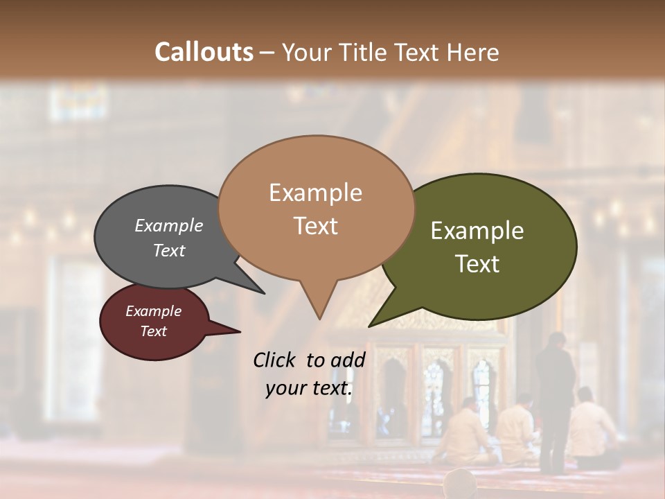 Mecca People Mosque PowerPoint Template