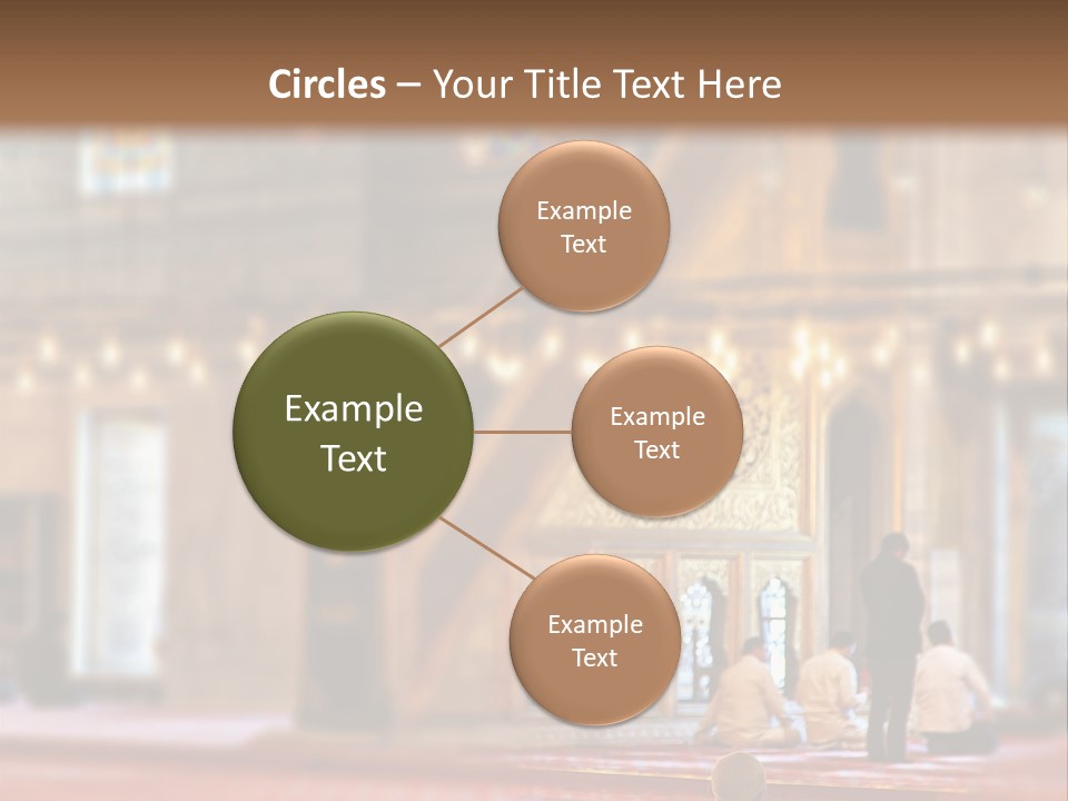 Mecca People Mosque PowerPoint Template