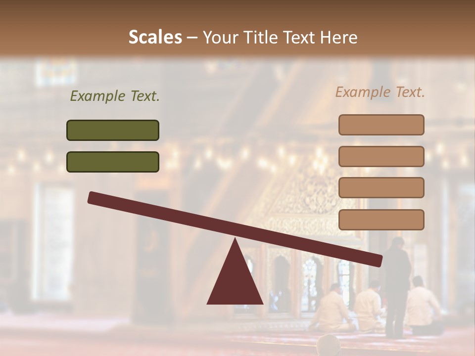 Mecca People Mosque PowerPoint Template