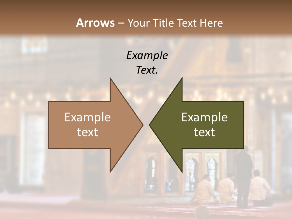 Mecca People Mosque PowerPoint Template