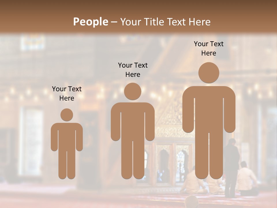 Mecca People Mosque PowerPoint Template