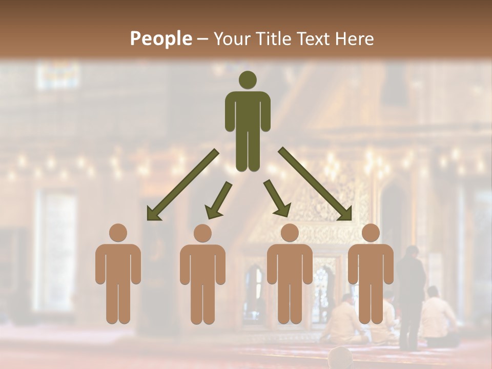 Mecca People Mosque PowerPoint Template