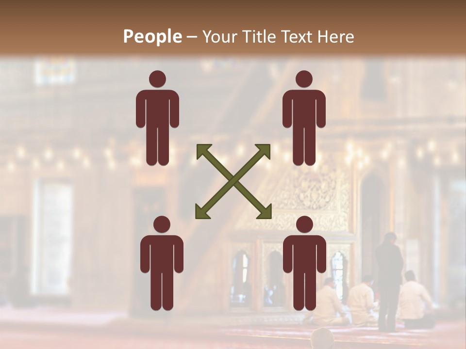 Mecca People Mosque PowerPoint Template