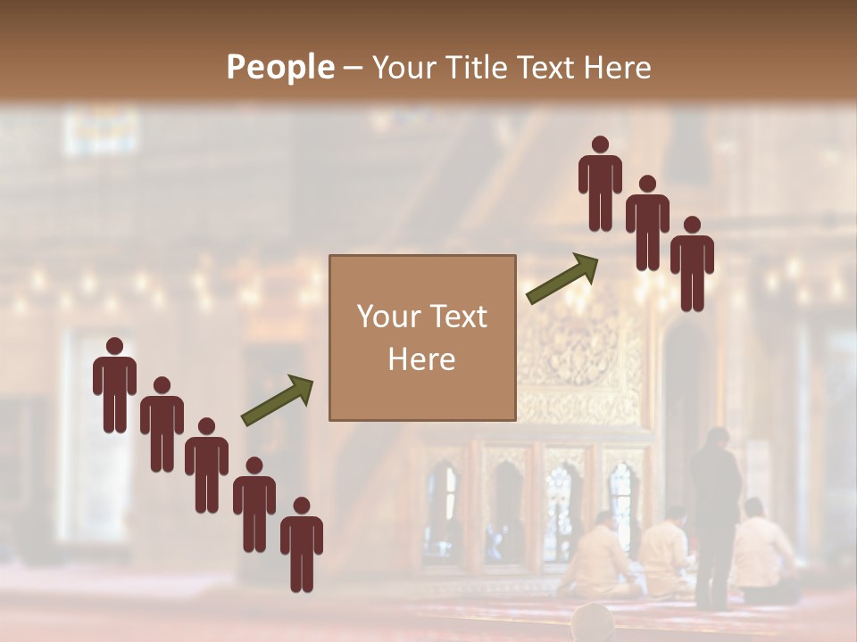 Mecca People Mosque PowerPoint Template