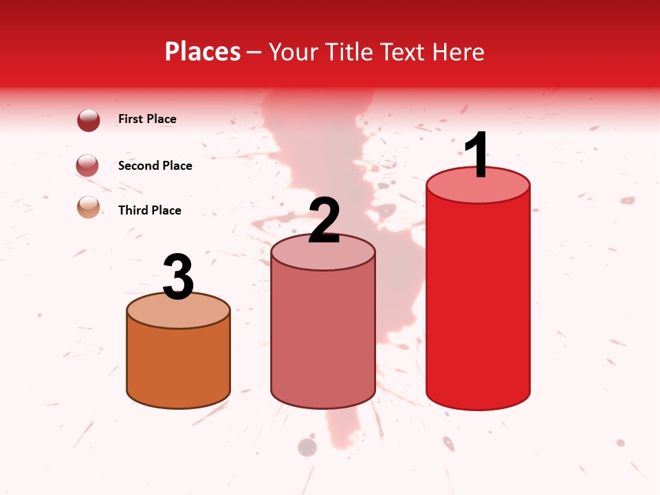 Collection Spray Black PowerPoint Template