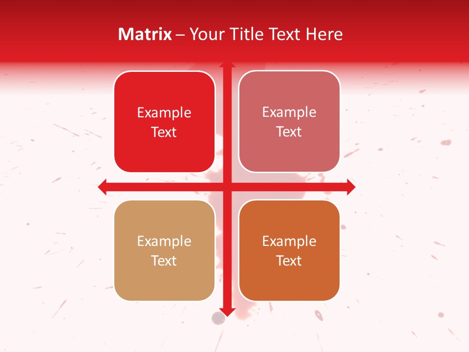 Collection Spray Black PowerPoint Template