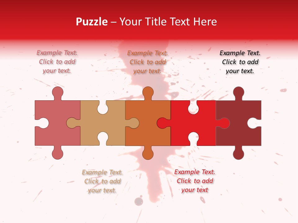 Collection Spray Black PowerPoint Template