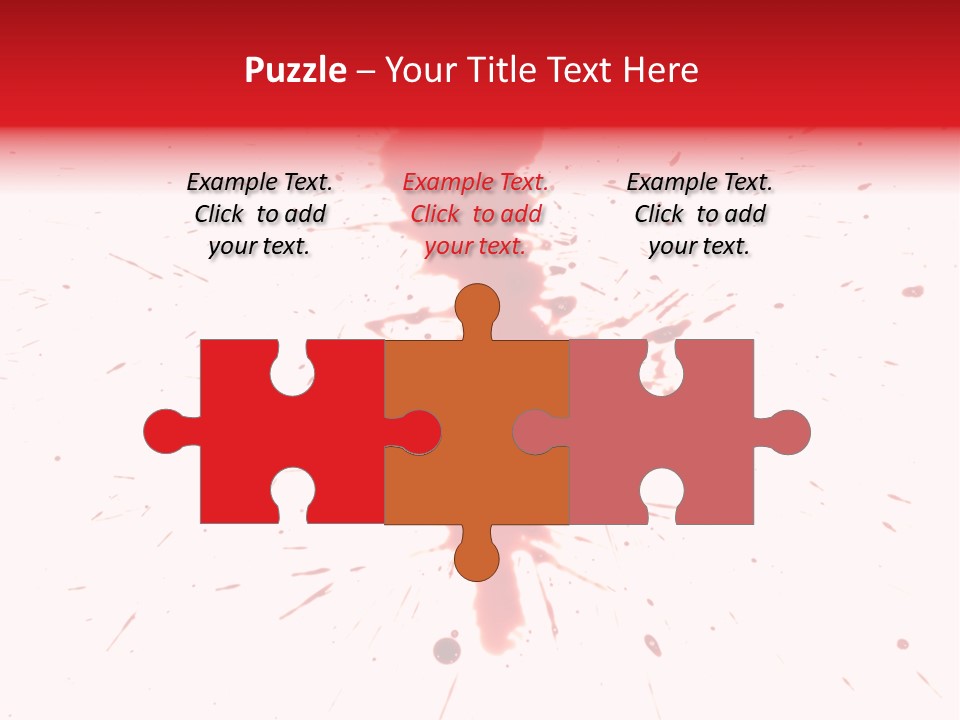 Collection Spray Black PowerPoint Template