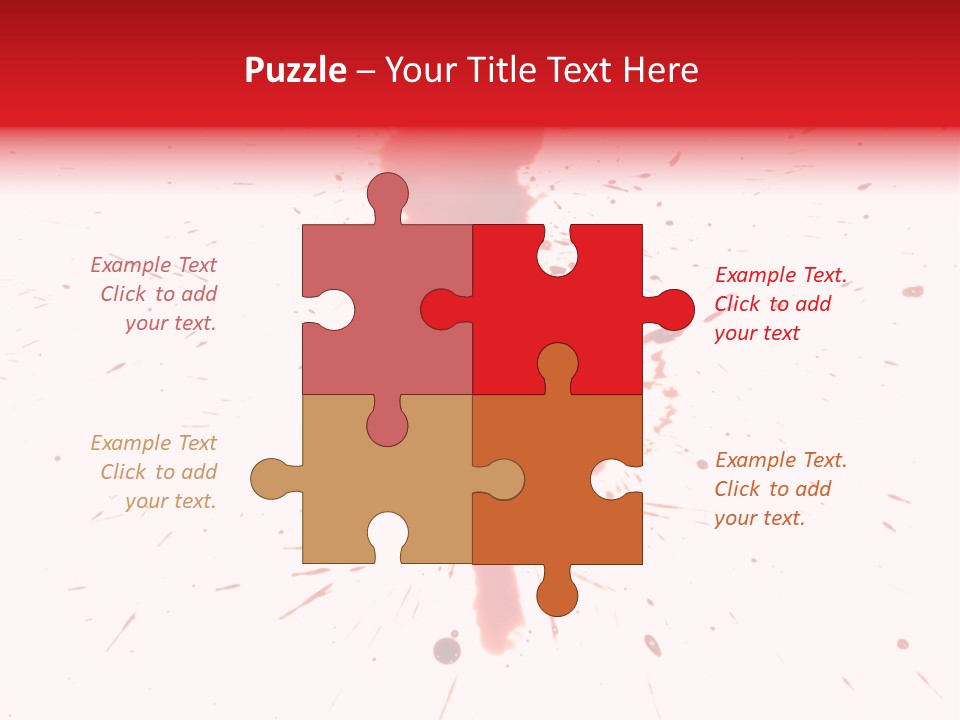 Collection Spray Black PowerPoint Template