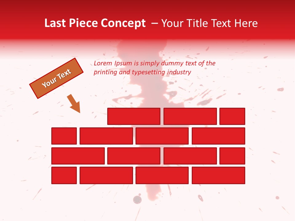 Collection Spray Black PowerPoint Template